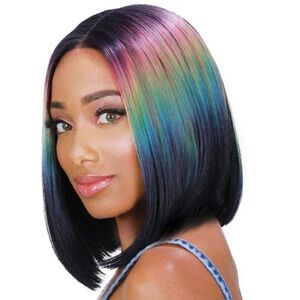 TieDye Plum TIEDYE lace front wig (new in bag)